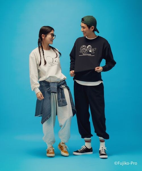 GLOBAL WORK（グローバルワーク）の「ドラえもん/ルームウェアSET/646965（その他・メンズ・杢グレー12/ネイビー88・M/L）」の21枚目の写真