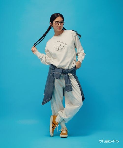 GLOBAL WORK（グローバルワーク）の「ドラえもん/ルームウェアSET/646965（その他・メンズ・杢グレー12/ネイビー88・M/L）」の5枚目の写真