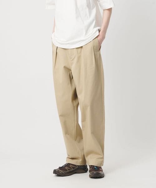 BEAUTY&YOUTH UNITED ARROWS（ビューティーアンドユースユナイテッドアローズ）の「＜NICE WEATHER＞タック テーパード チノパンツ（その他・BEIGE(40)/NAVY(49)・XS/S/M/L）」の6枚目の写真