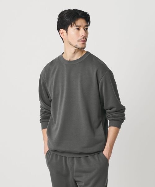 BEAUTY&YOUTH UNITED ARROWS（ビューティーアンドユースユナイテッドアローズ）の「エアロノット スウェット/セットアップ対応【吸水速乾・U（その他・BLACK(10)/MD.GRAY(22)/DK.GRAY(23)・S/M/L/XL）」の3枚目の写真