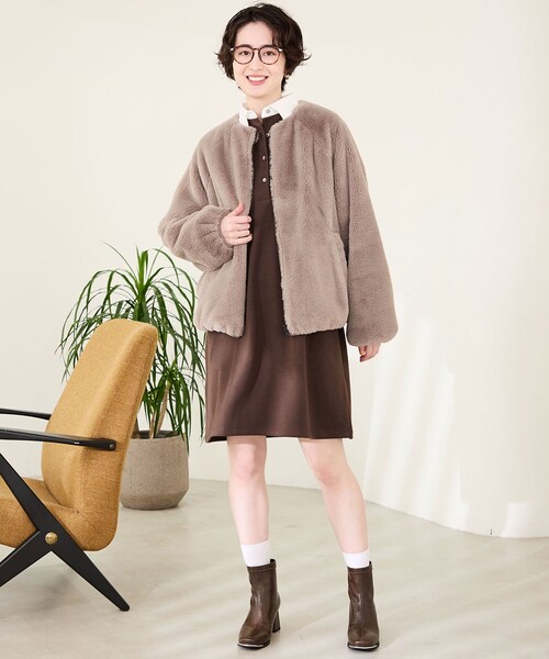 ORiental TRaffic（オリエンタルトラフィック）の「メタリックトゥパーツヒールショートブーツ/51426（その他・レディース・ブラック/ブラウン・S/M/L/LL）」の17枚目の写真