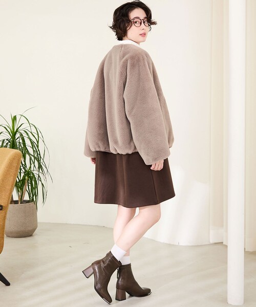 ORiental TRaffic（オリエンタルトラフィック）の「メタリックトゥパーツヒールショートブーツ/51426（その他・レディース・ブラック/ブラウン・S/M/L/LL）」の20枚目の写真