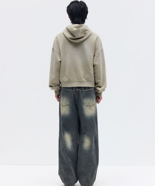 ALAND（エーランド）の「MAISON MINED／クロップフードジップ（その他・ベージュ(55)/ネイビー(88)・S/M）」の11枚目の写真