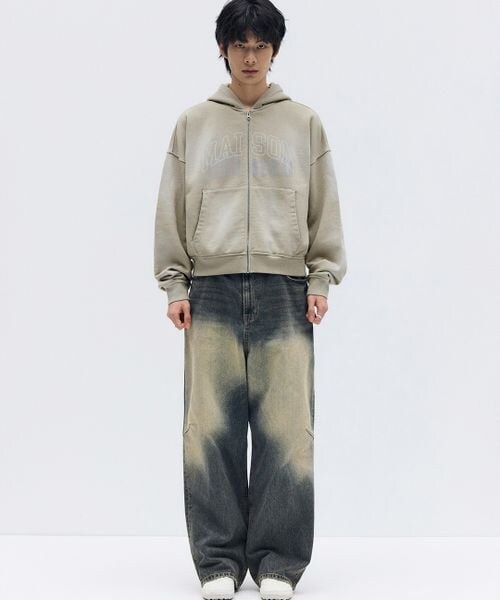 ALAND（エーランド）の「MAISON MINED／クロップフードジップ（その他・ベージュ(55)/ネイビー(88)・S/M）」の9枚目の写真