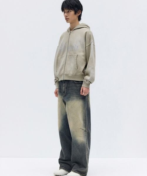 ALAND（エーランド）の「MAISON MINED／クロップフードジップ（その他・ベージュ(55)/ネイビー(88)・S/M）」の10枚目の写真