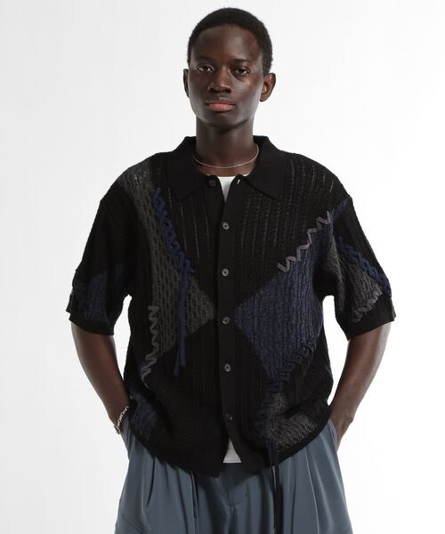 HARE（ハレ）の「ハイショクステッチニットシャツ（）」 - WEAR