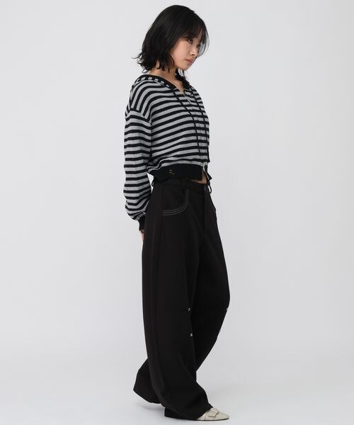 ALAND（エーランド）の「3.3 Field Trip／スタッズカーブスウェットパンツ（その他・グレー(15)/ブラック(19)・S/M）」の11枚目の写真