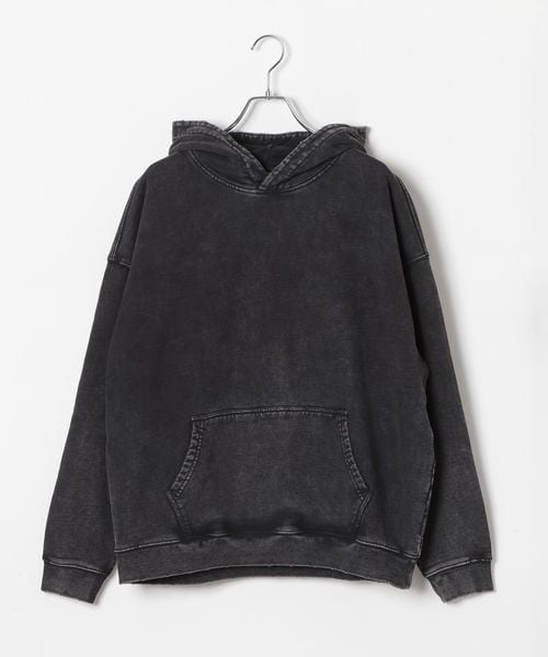 ALAND（エーランド）の「DWSE／ピグメントダイフーディー（その他・グレー(15)/ブラック(19)・S/M/L）」の4枚目の写真