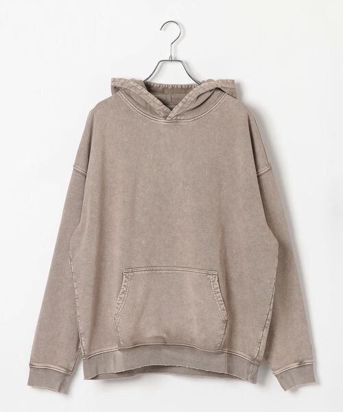 ALAND（エーランド）の「DWSE／ピグメントダイフーディー（その他・グレー(15)/ブラック(19)・S/M/L）」の3枚目の写真