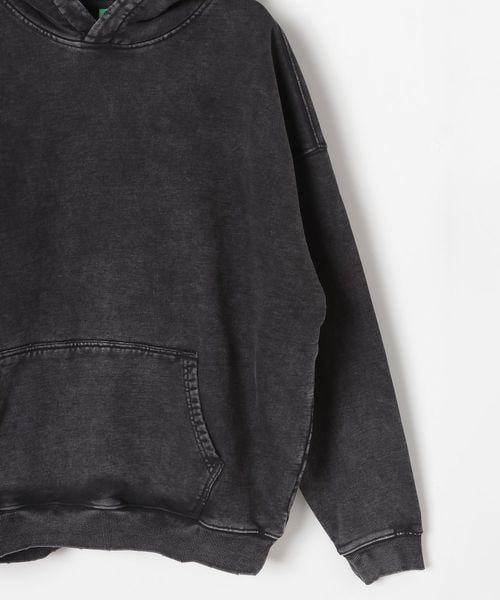 ALAND（エーランド）の「DWSE／ピグメントダイフーディー（その他・グレー(15)/ブラック(19)・S/M/L）」の7枚目の写真