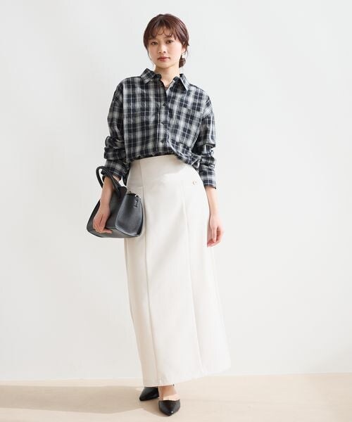 Andemiu（アンデミュウ）の「スクエアキンチャクBAG（バッグ・ホワイト(06)/ブラック(09)/ブラウン(51)・F）」の5枚目の写真