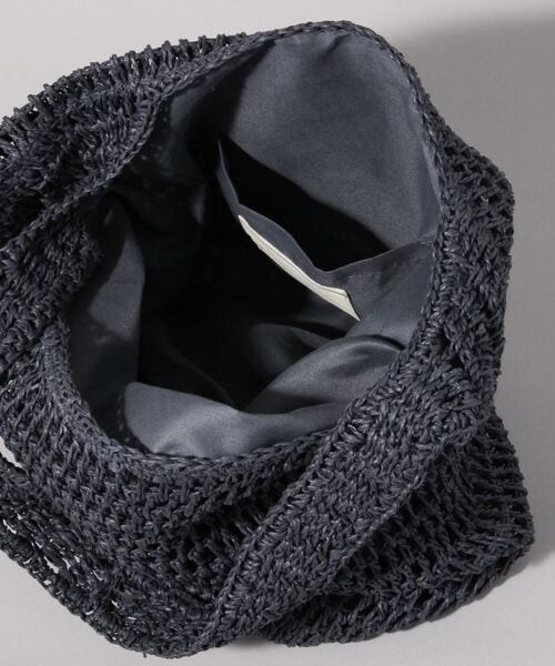 JEANASIS（ジーナシス）の「ペーパークロシェBAG（バッグ・ブラック系その他(19)・FREE）」の6枚目の写真