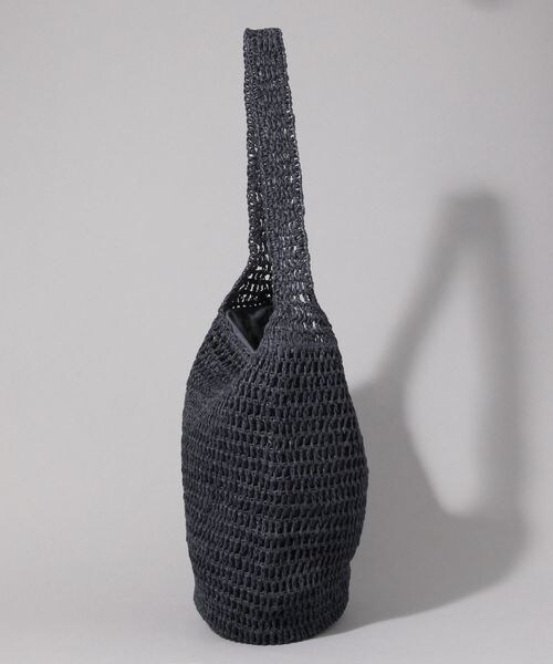 JEANASIS（ジーナシス）の「ペーパークロシェBAG（バッグ・ブラック系その他(19)・FREE）」の2枚目の写真