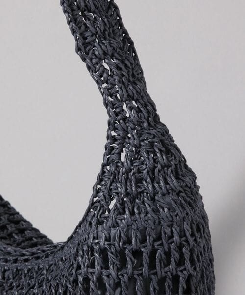 JEANASIS（ジーナシス）の「ペーパークロシェBAG（バッグ・ブラック系その他(19)・FREE）」の4枚目の写真