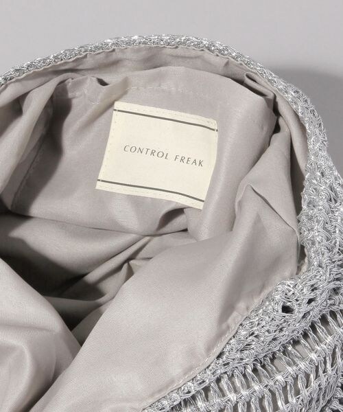 JEANASIS（ジーナシス）の「メタリッククロシェBAG（バッグ・シルバー(12)・FREE）」の8枚目の写真