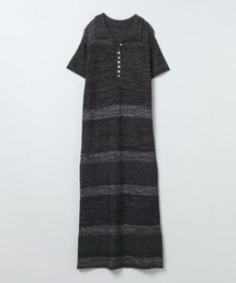 JEANASIS | ミニブークレニットポロワンピース