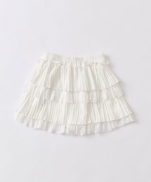 OLIVE des OLIVE | プリーツレースティアードミニスカート(スカート)