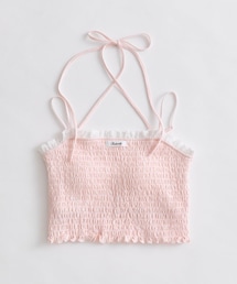 OLIVE des OLIVE | 綿レースシャーリングキャミ(キャミソール)