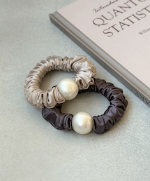 3coins | パールサテンポニー2個セット