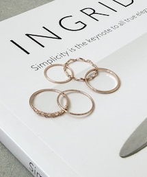 3coins | リングハート5個セット(リング)