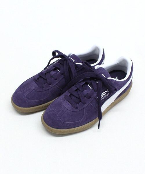 RNA（アールエヌエー）の「【 PUMA/プーマ】E5224 パレルモ（シューズ・レディース・ヴァーミリオン/ディーププラム）」の2枚目の写真