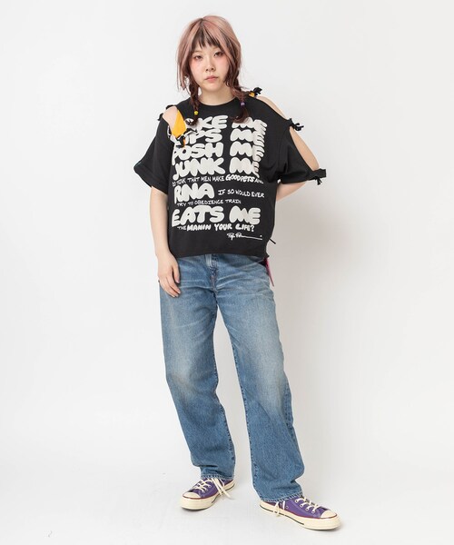 RNA（アールエヌエー）の「【CONVERSE/コンバース】E5198 オールスターエイジドTC HI（シューズ・レディース・スカイブルー/ピンク/パープル）」の19枚目の写真