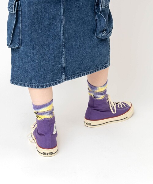 RNA（アールエヌエー）の「【CONVERSE/コンバース】E5198 オールスターエイジドTC HI（シューズ・レディース・スカイブルー/ピンク/パープル）」の16枚目の写真