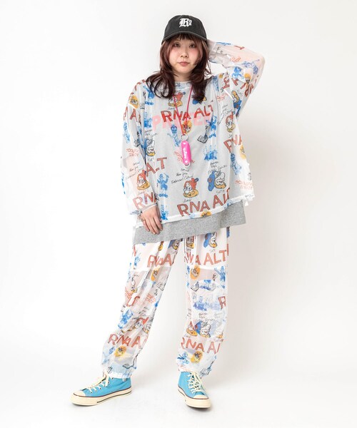 RNA（アールエヌエー）の「【CONVERSE/コンバース】E5198 オールスターエイジドTC HI（シューズ・レディース・スカイブルー/ピンク/パープル）」の8枚目の写真