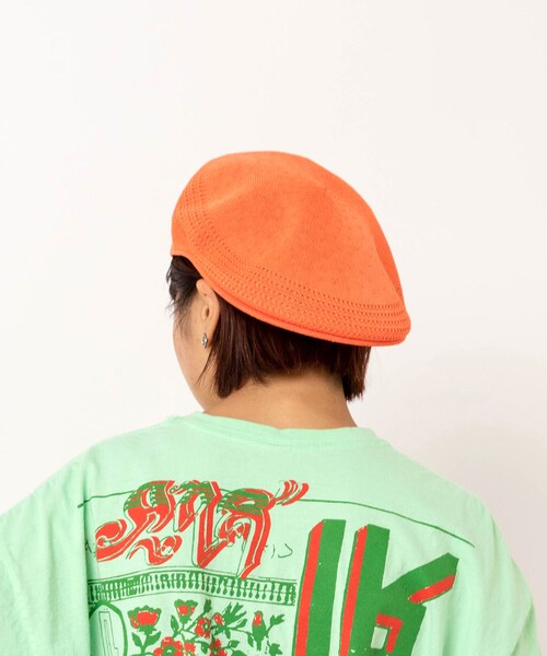 RNA(アールエヌエー)の「【KANGOL/カンゴール】E5228 TROPIC 504 VENTAIR(帽子・レディース・ブラック/オレンジ/グリーン)」の16枚目の写真