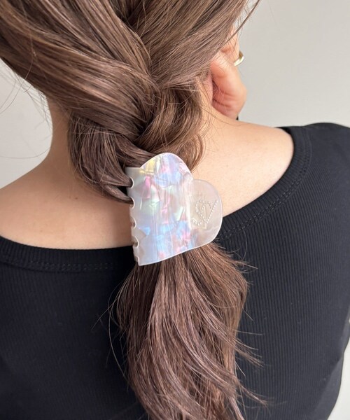 Lattice（Lattice）の「ハートクリップ（バレッタ/ヘアクリップ・レディース・レッド/ピンク/アイボリー/ブラック・FREE）」の2枚目の写真