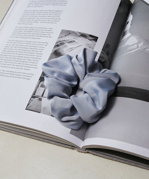 Lattice（Lattice）の「シンプルカラーシュシュ（シュシュ・レディース・ブラック/ブルー/ピンク/アイボリー・FREE）」の3枚目の写真