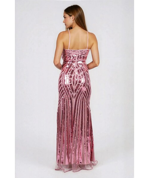 TOBI（-）の「Allure Spark Sequin Bodycon Maxi Dress - Mauve（ワンピース/ドレス・レディース・other）」の2枚目の写真