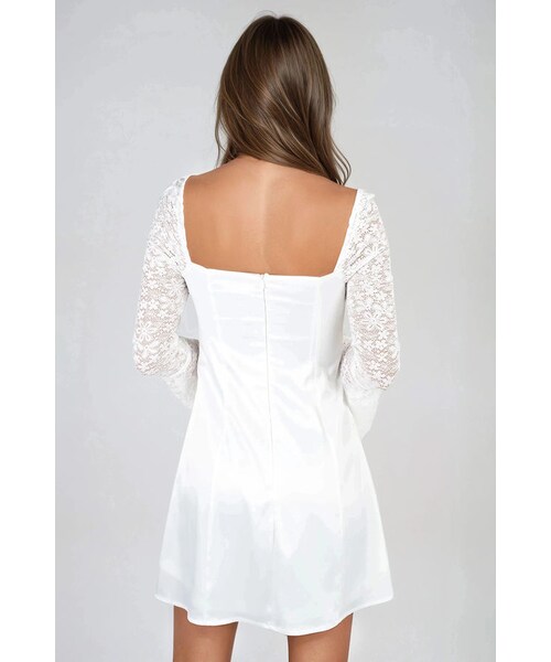 TOBI（-）の「Show Off Sweetheart Lace Mini Dress - White（ワンピース/ドレス・レディース・other）」の4枚目の写真