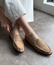 DouDou | ソフトギャザーローファー(その他シューズ)