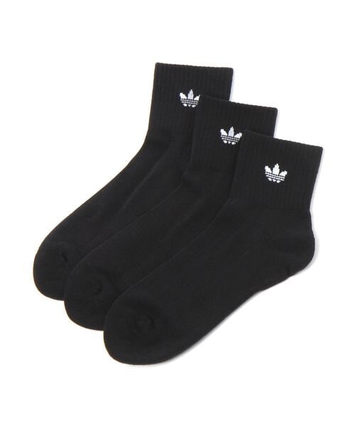 BAYFLOW（ベイフロー）の「adidas(アディダス)/MID SOX 3P（その他・レディース・ホワイト10/ブラック19・S/M）」の2枚目の写真