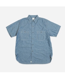 orSlow | SS WORK SHIRT - CHAMBRAY - THE GREAT DIVIDE