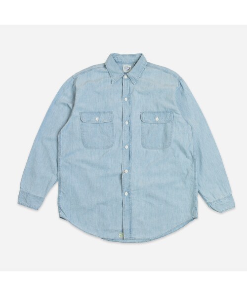 orSlow(オアスロウ)の「FLAP POCKET WORK SHIRT - BLEACHED CHAMBRAY - THE GREAT DIVIDE(その他・メンズ・other・3 (M)/4 (L)/5 (XL))」の1枚目の写真
