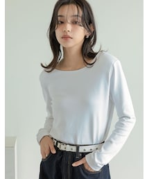 Re:EDIT | 前後2WAYショルダーパッドカットソー - トップス通販 | 人気レディースファッション - Re:EDIT（リエディ）