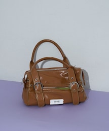 CIAOPANIC | 【GRAIN/グレイン】ヴィンテージ風バイカラーステッチハンドバッグ(ハンドバッグ)