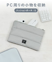 3coins | 《撥水加工》クッションポーチ：S(ポーチ)