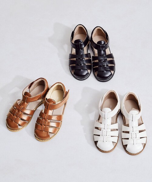 ORiental TRaffic（オリエンタルトラフィック）の「グルカサンダル/K-122（その他・レディース・ブラック/ブラウン/ホワイト・15cm/16cm/17cm/18cm/19cm/20cm）」の2枚目の写真