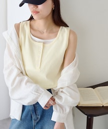 DISCOAT | レイヤードヘンリータンク(タンクトップ)