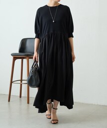 BEARDSLEY | ニットコンビギャザーワンピ(ワンピース)