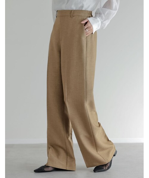 Re:EDIT(リエディ)の「ホップサックツイードストレートパンツ - パンツ通販 | 人気レディースファッション - Re:EDIT(リエディ)(その他・レディース・ブラック/グレー/ブラウン/イエローベージュ・SC/M/MT/L)」の17枚目の写真