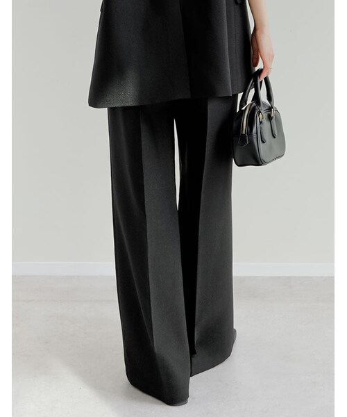 Re:EDIT(リエディ)の「ホップサックツイードストレートパンツ - パンツ通販 | 人気レディースファッション - Re:EDIT(リエディ)(その他・レディース・ブラック/グレー/ブラウン/イエローベージュ・SC/M/MT/L)」の21枚目の写真