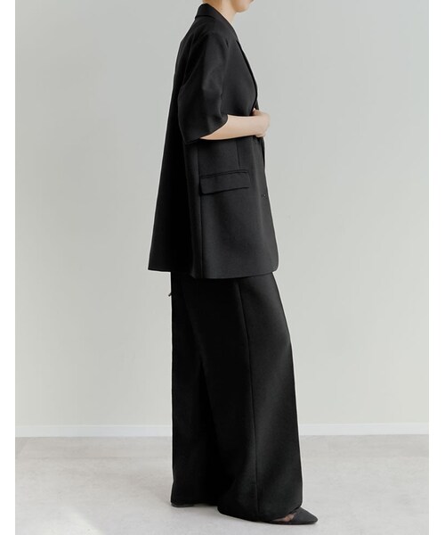 Re:EDIT(リエディ)の「ホップサックツイードストレートパンツ - パンツ通販 | 人気レディースファッション - Re:EDIT(リエディ)(その他・レディース・ブラック/グレー/ブラウン/イエローベージュ・SC/M/MT/L)」の22枚目の写真