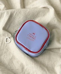 3coins | チャーム付きエナメルポーチ(ポーチ)