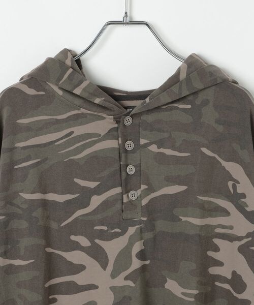 ALAND(エーランド)の「LAND MUSEUM/カモヘンリーフード(その他・チャコール(18)/カーキ(78)・F)」の5枚目の写真