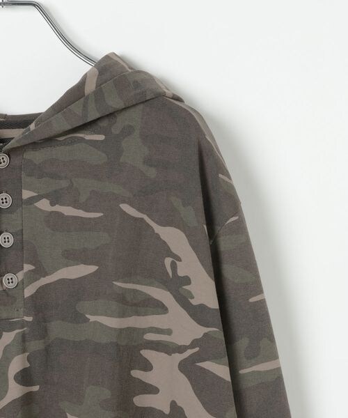 ALAND(エーランド)の「LAND MUSEUM/カモヘンリーフード(その他・チャコール(18)/カーキ(78)・F)」の6枚目の写真