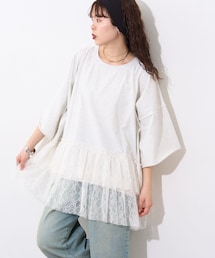 CIAOPANIC TYPY | 【etsinta】リメイク裾レースtee(Tシャツ/カットソー)